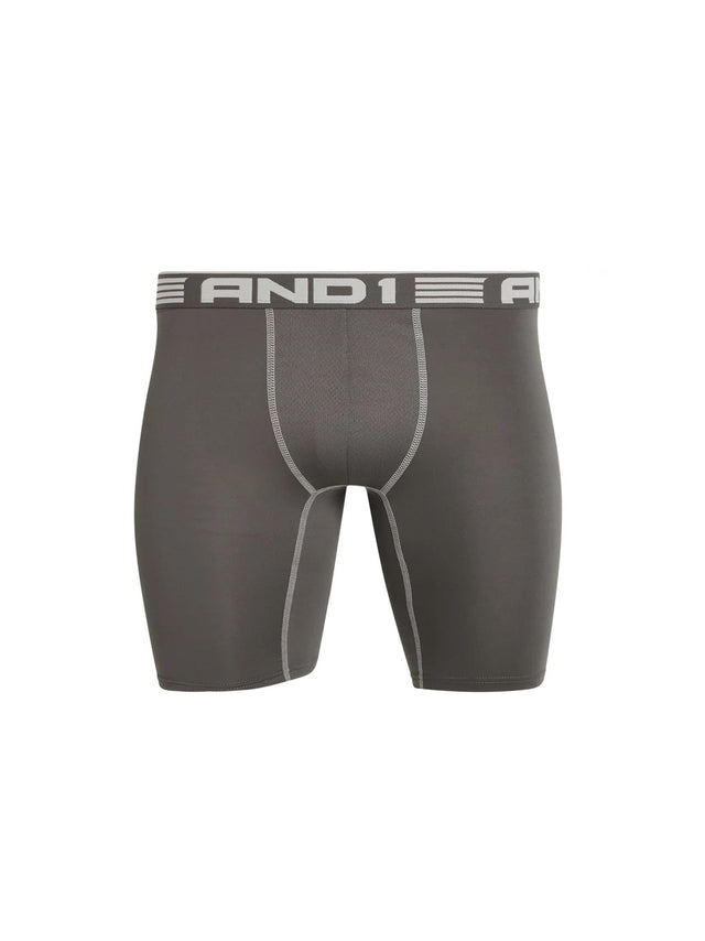 Image for Men's Brand Logo Printed Boxer,Dark Grey