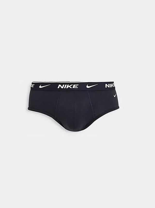 Image for Men's Brand Logo Printed Brief,Black