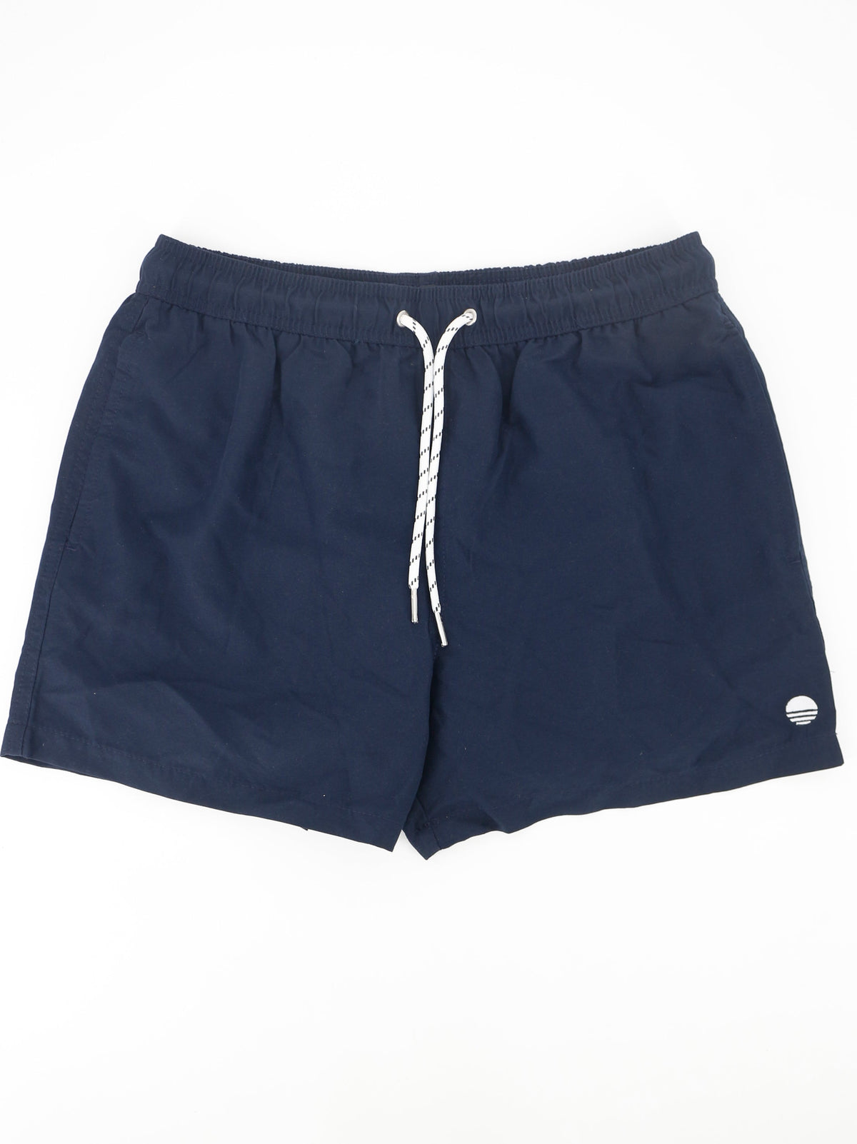 Image for Men's Plain Solid Swim Short,Navy