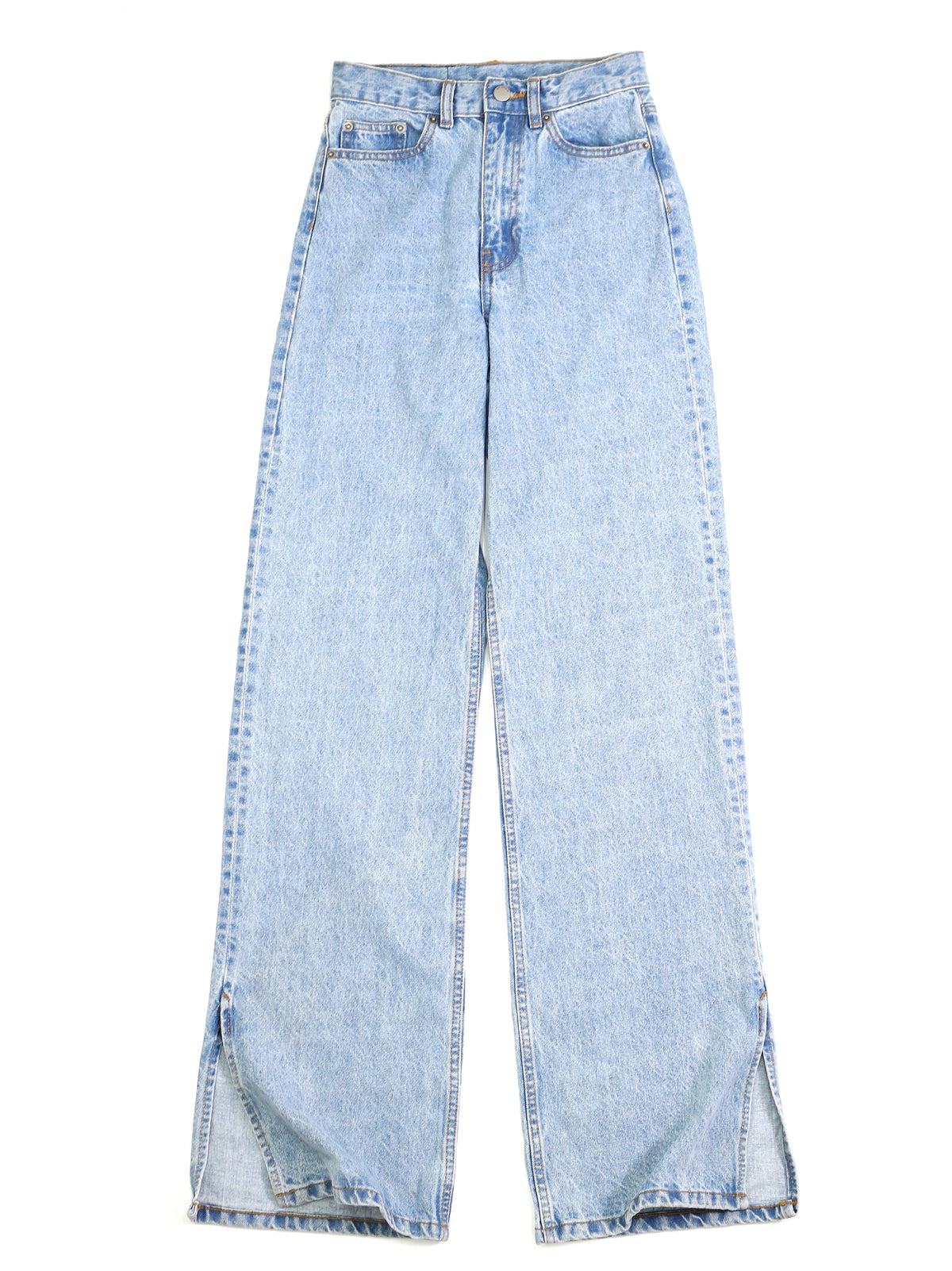 Image for Women's Wide Legs Jeans,Light Blue