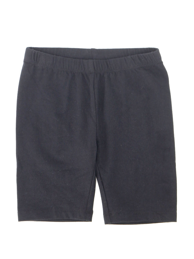 Image for Kids Girl Plain Solid Biker Short,Black