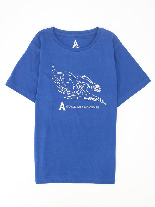 Image for Kids Boy Graphic Printed T-Shirt,Dark Blue