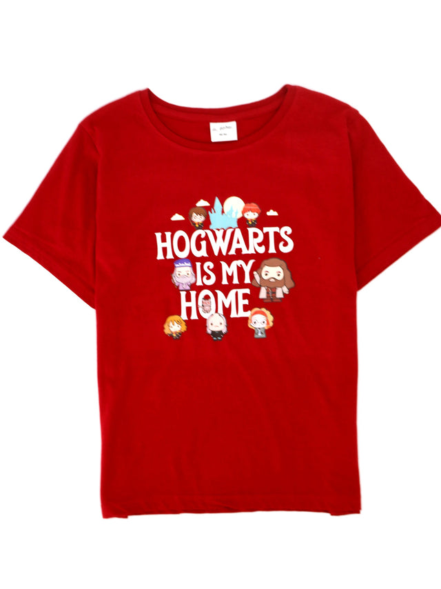 Image for Kids Boy Graphic Printed T-Shirt,Burgundy