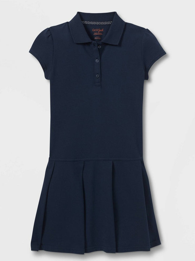 Image for Kids Girl Pleated Dress,Navy