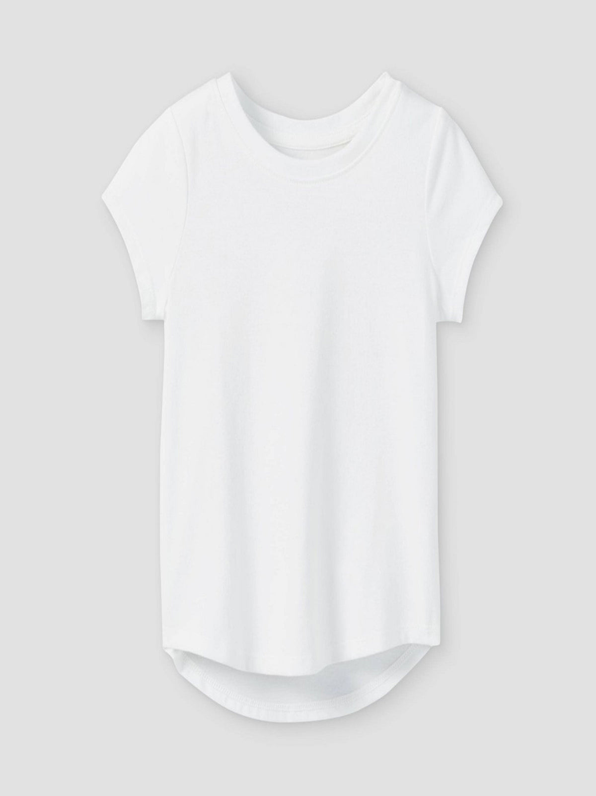 Image for Kids Girl Plain Solid T-Shirt,White