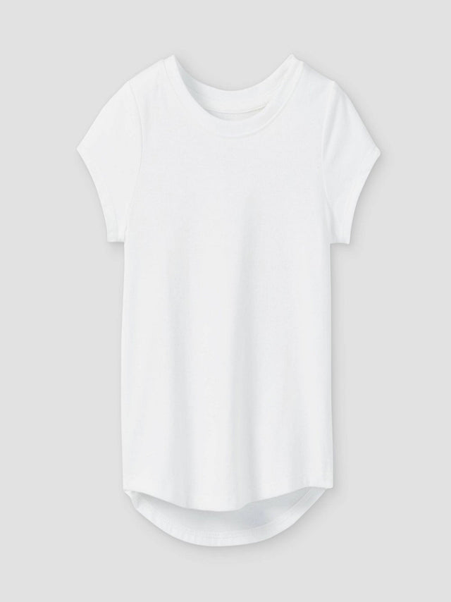 Image for Kids Girl Plain Solid T-Shirt,White