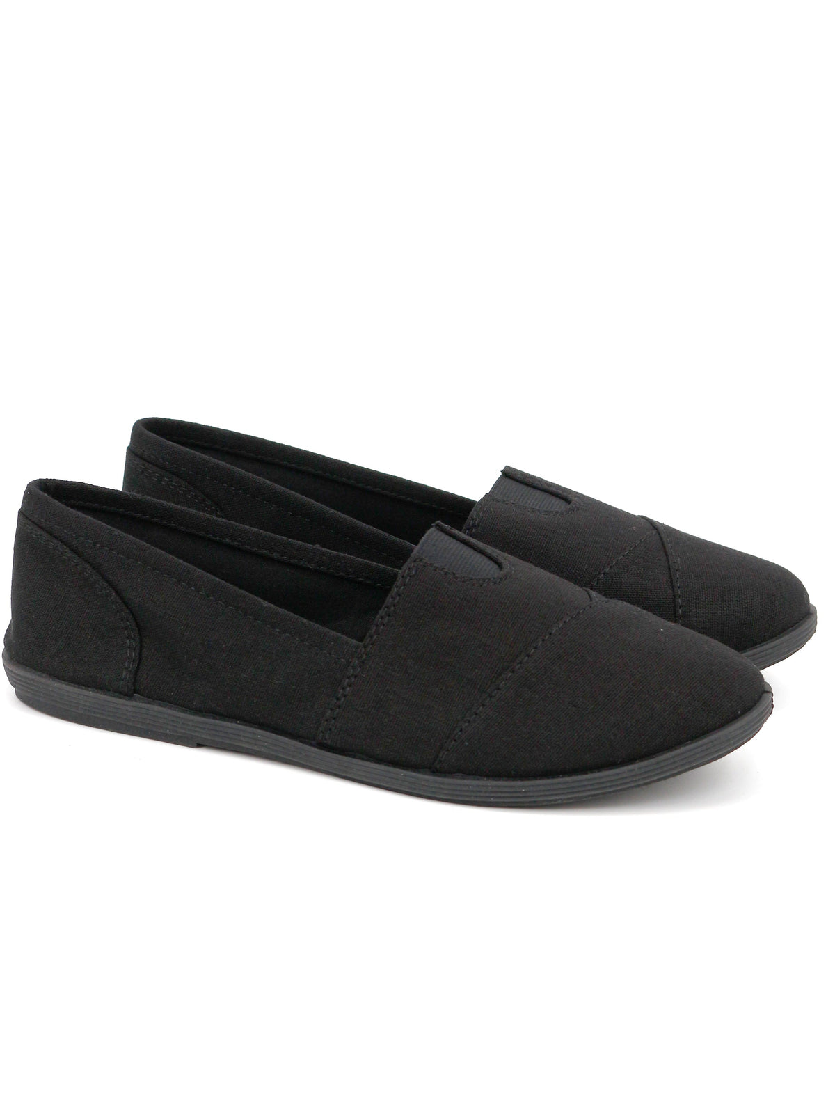 Image for Women's Slip On Casual Shoes,Black