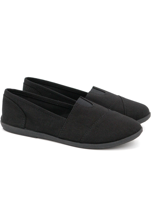 Image for Women's Slip On Casual Shoes,Black