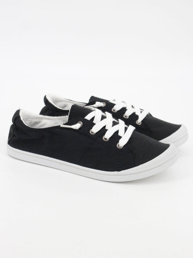 Image for Women's Lace Up Casual Shoes,Black