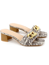 Image for Women's Snake Printed Dress Sandals,Multi