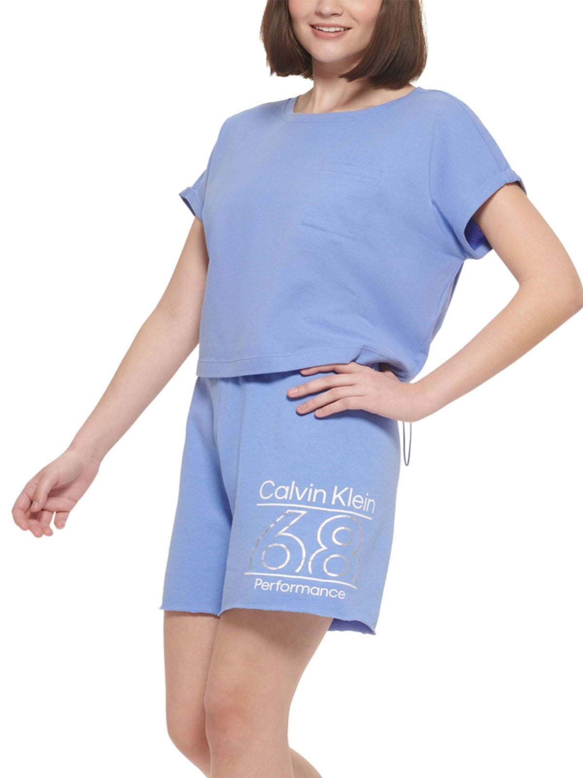 Image for Women's Side Pocket T-Shirt,Blue