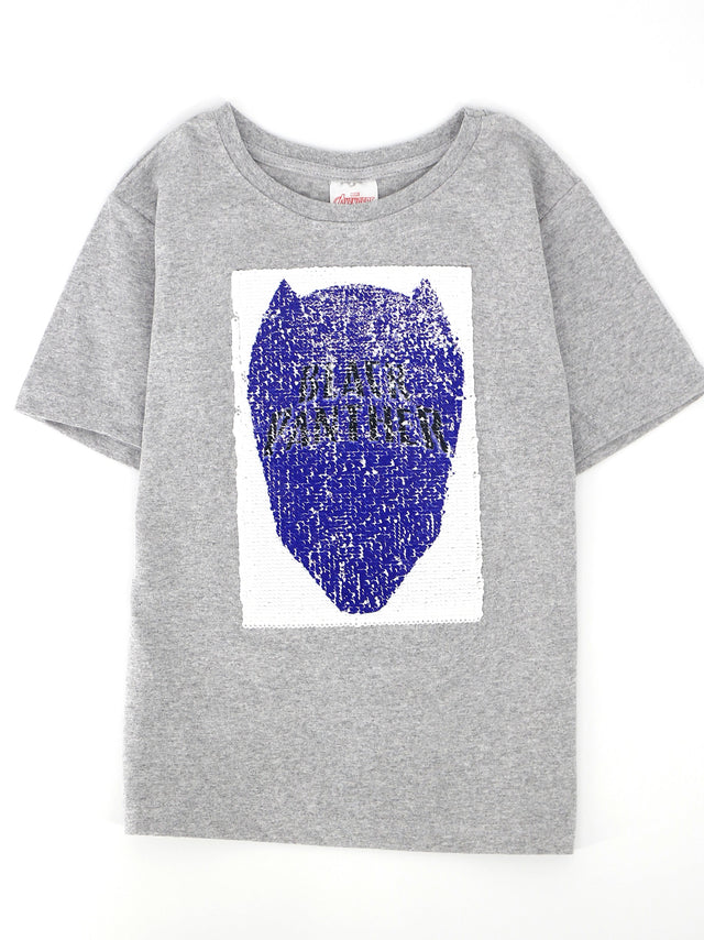 Image for Kids Girl Flip Sequins T-Shirt,Grey