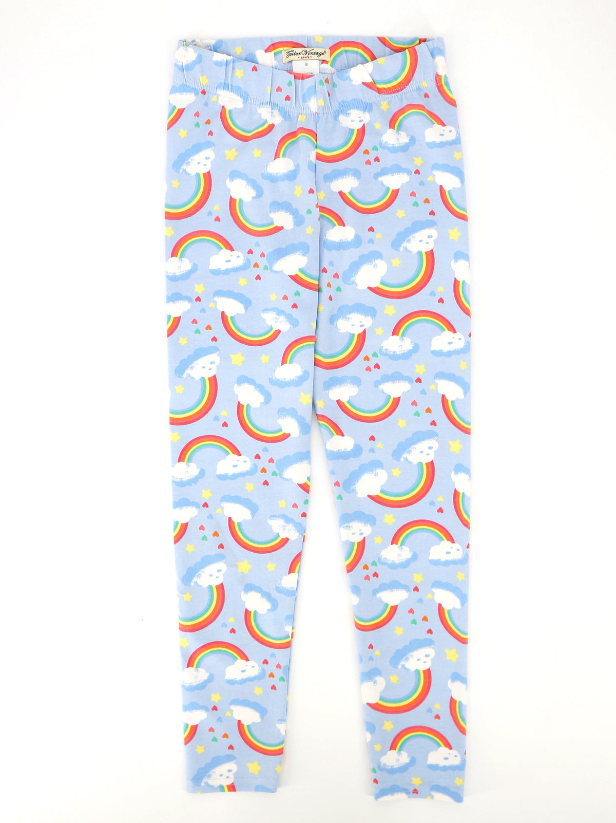 Image for Kids Girl Rainbow Printed Pant,Light Blue
