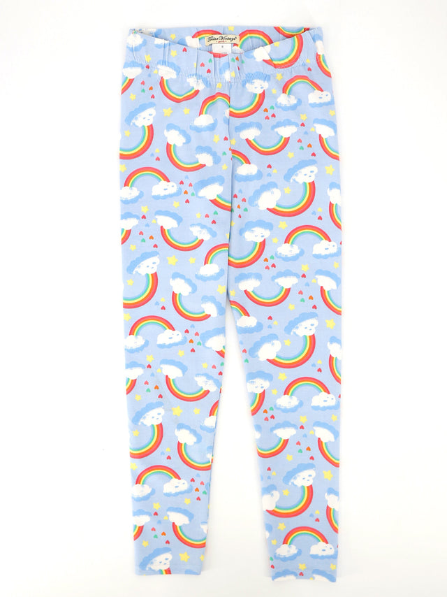 Image for Kids Girl Rainbow Printed Pant,Light Blue