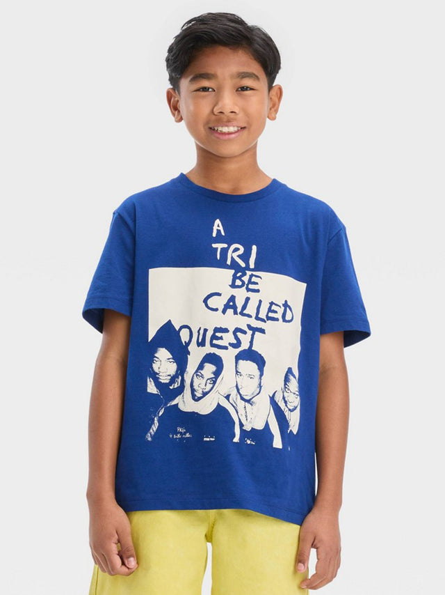Image for Kids Boy Graphic Printed T-Shirt,Navy