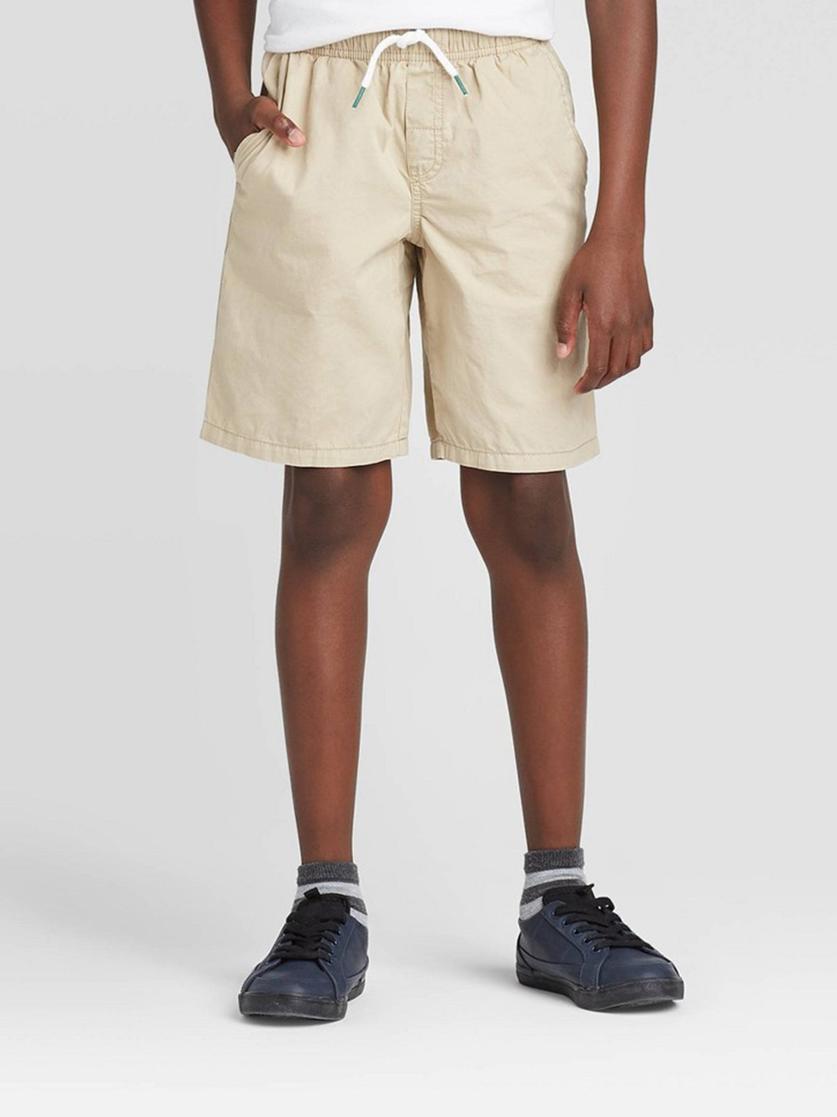 Image for Kids Boy Plain Solid Pull On Short,Beige