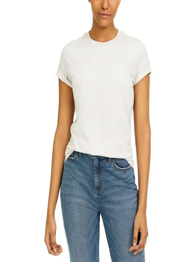 Image for Women's Textured T-Shirt,Light Beige