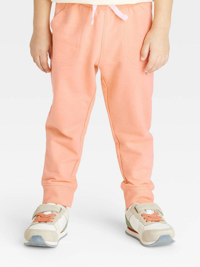 Image for Kid's Girl Plain Solid Pant,Orange