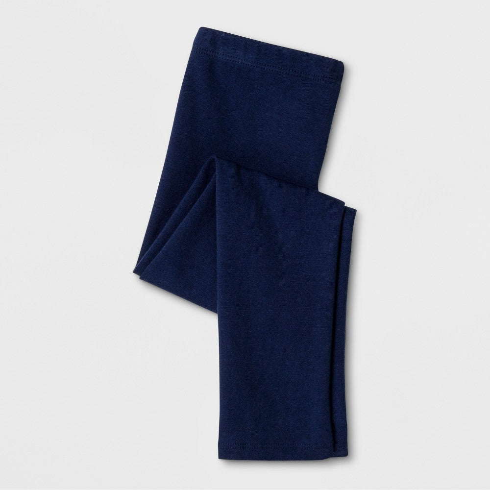 Image for Kid's Girl Plain Solid Legging,Navy