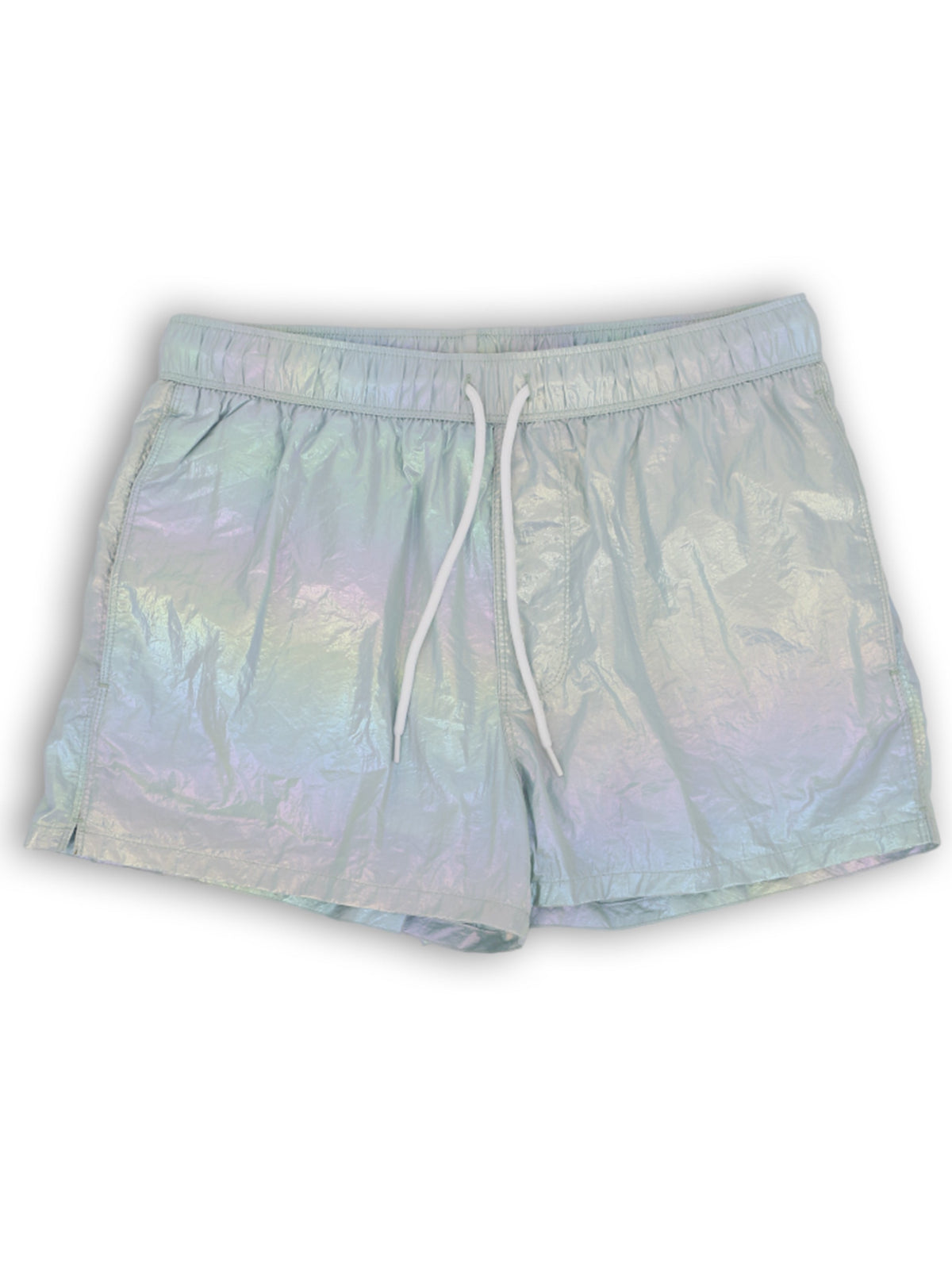 Image for Women' Metallic Swim Short,Silver