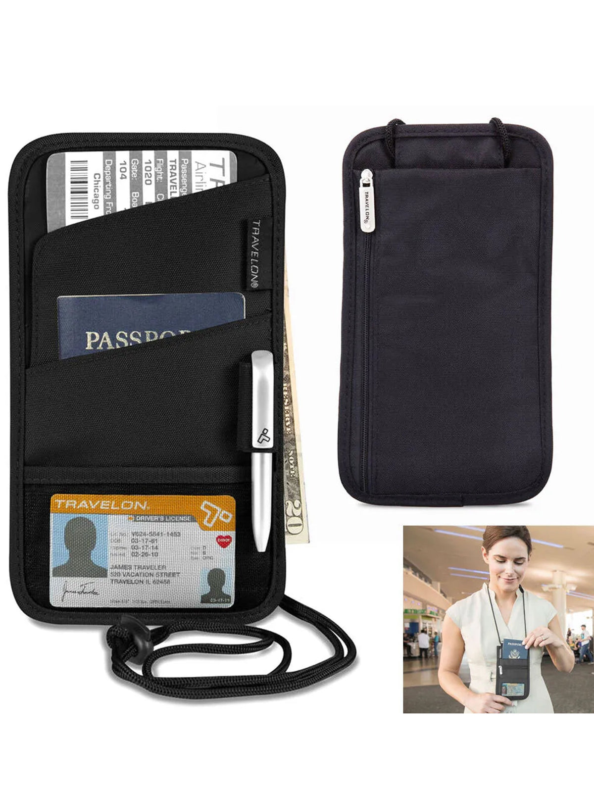 Image for Neck Travel Wallet