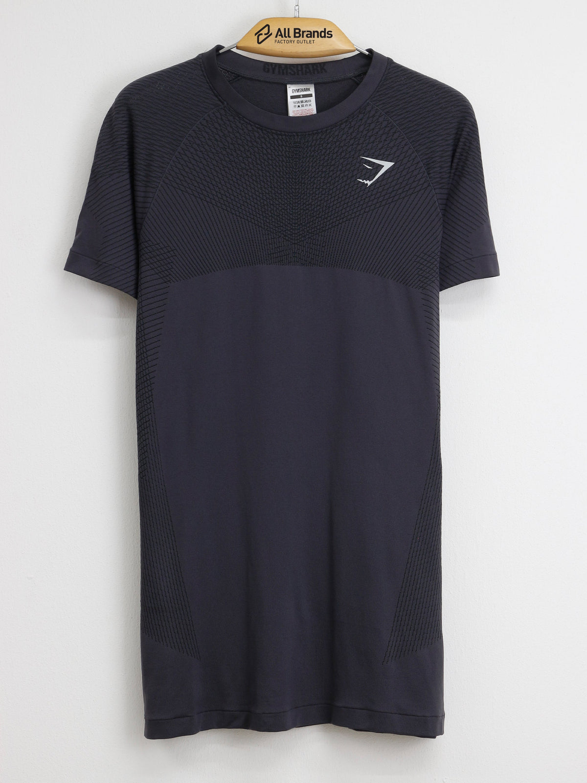 Image for Men's Brand Logo Printed Sport Top,Dark Grey
