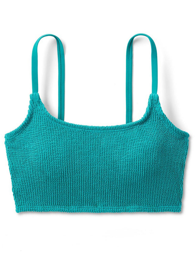 Image for Women's Textured Bikini Top,Green