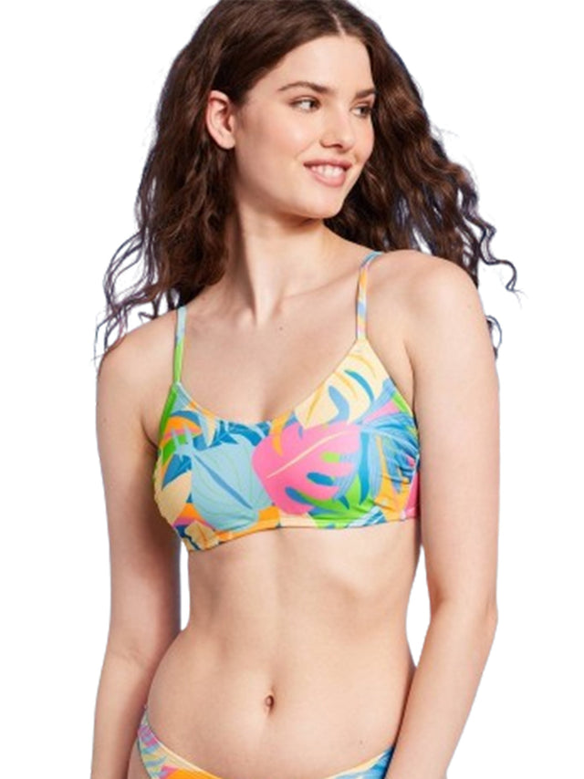 Image for Women's Graphic Printed Bikini Top,Multi