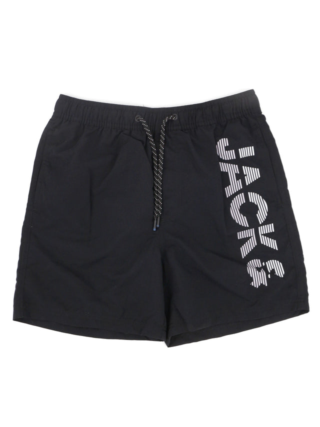Image for Men's Brand Logo Printed Swim Short,Black
