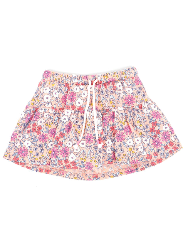 Image for Kid's Girl Floral Printed Skort,Light Pink
