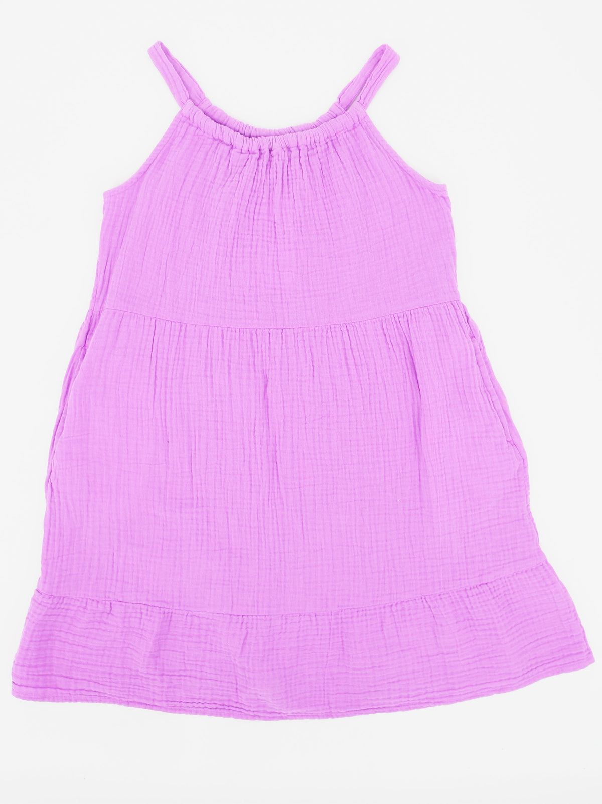 Image for Kid's Girl Textured Dress,Purple