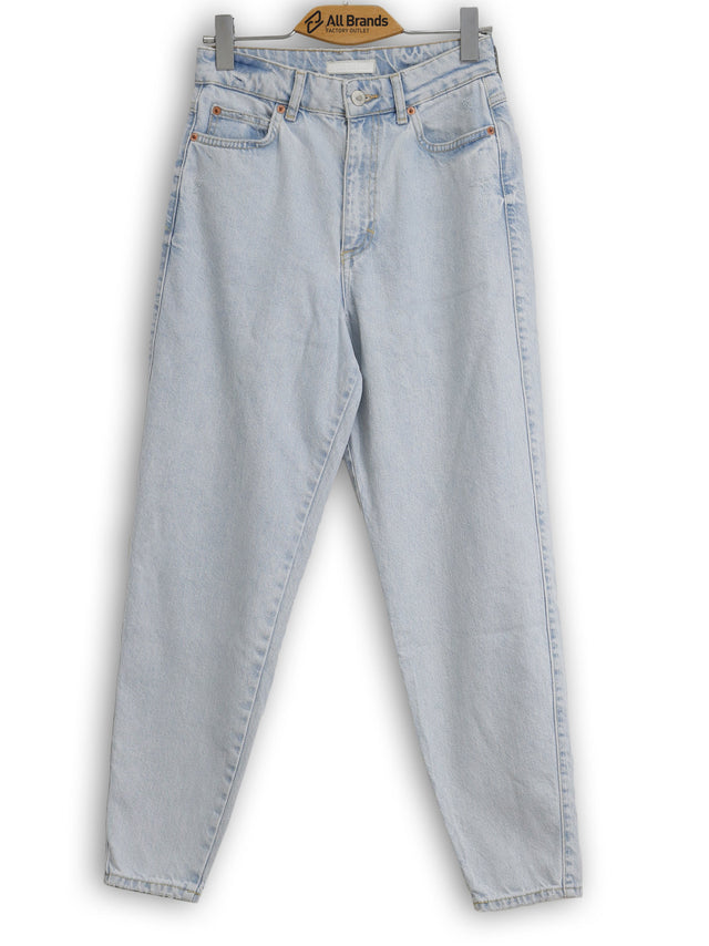 Image for Women's Washed Mom Jeans,Light Blue