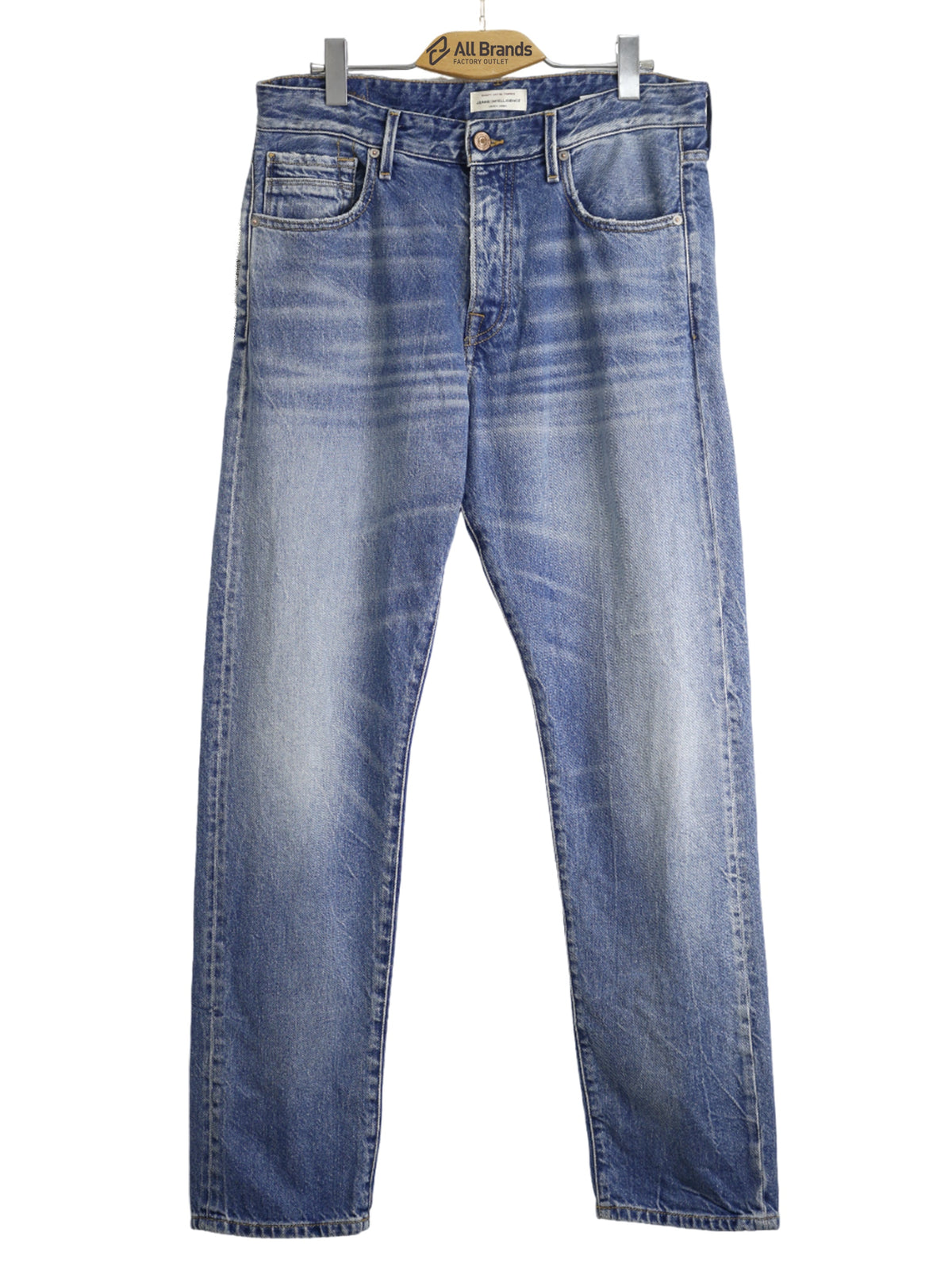 Image for Men's Washed Jeans,Light Blue