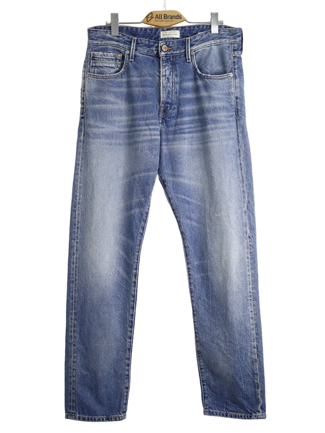Image for Men's Washed Jeans,Light Blue