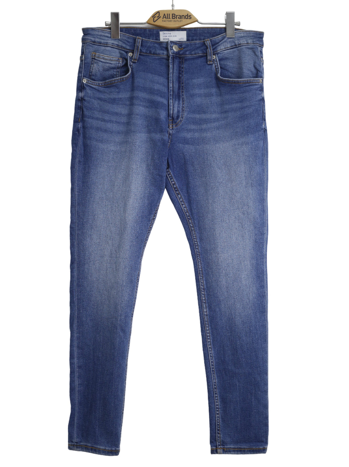 Image for Men's Washed Jeans,Blue