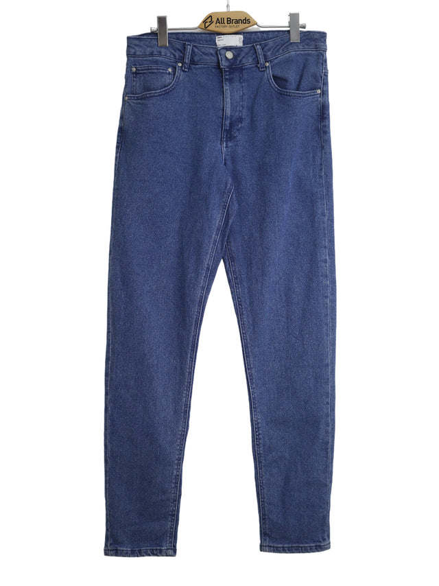 Image for Men's Plain Solid Jeans,Blue