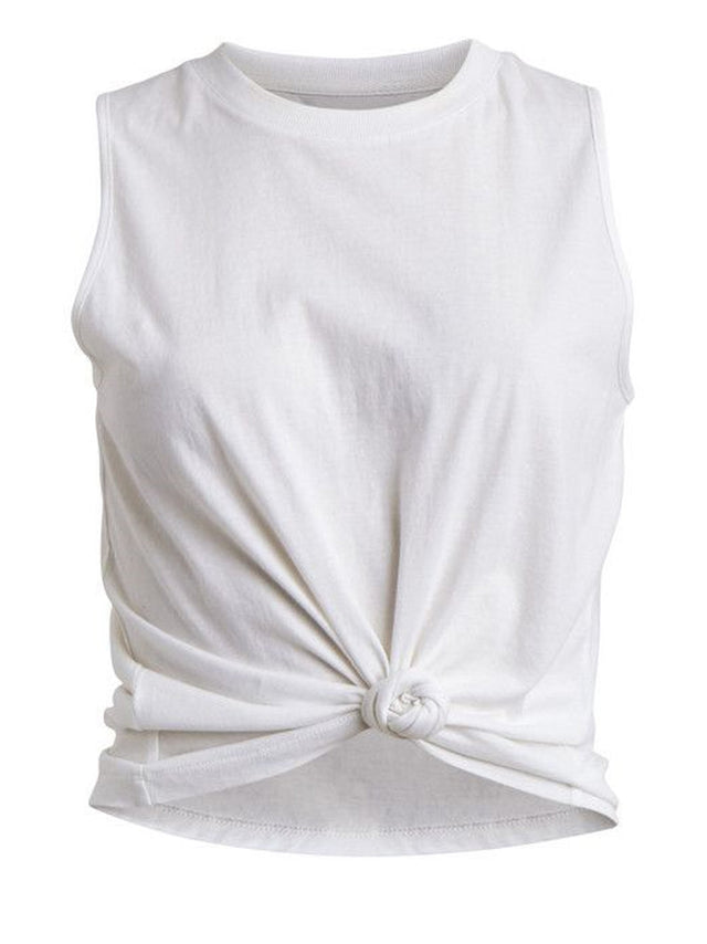 Image for Kids Girl Twist Front Knit Top,White