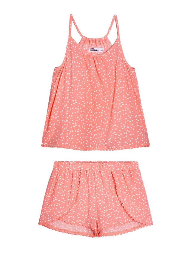 Image for Kids Girl Polka Dots 2 Pcs Set,Coral
