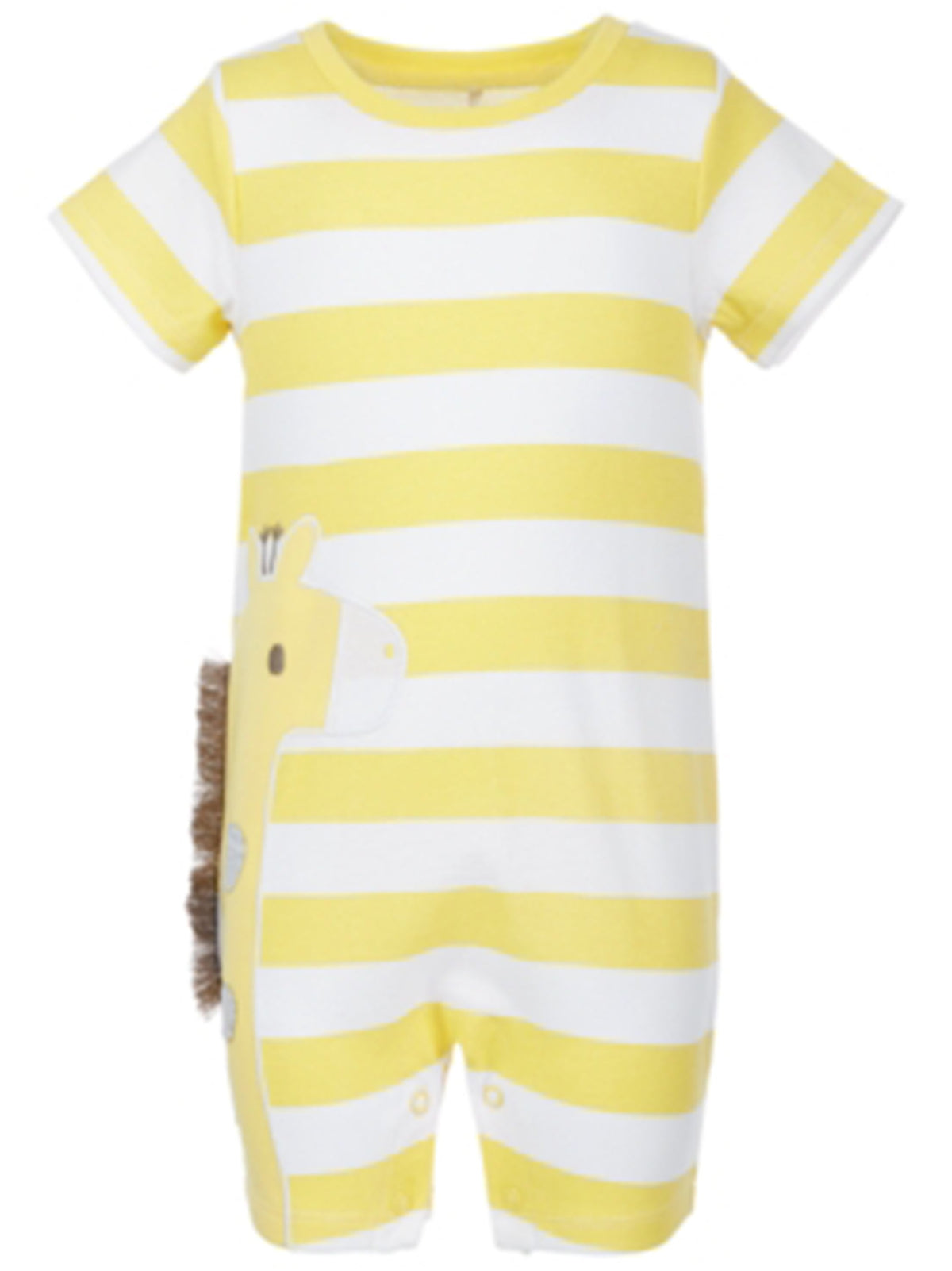 Image for Kids Boy Striped Romper,Yellow