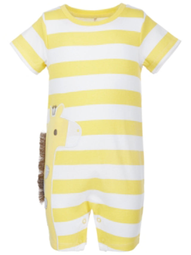 Image for Kids Boy Striped Romper,Yellow