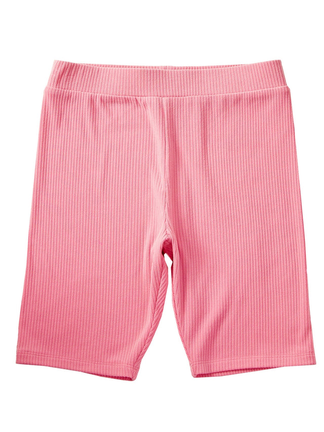 Image for Kids Girl Ribbed Bike Short,Pink