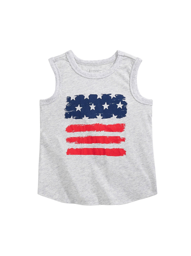 Image for Kid's Boy Graphic Printed Tank Top,Light Grey