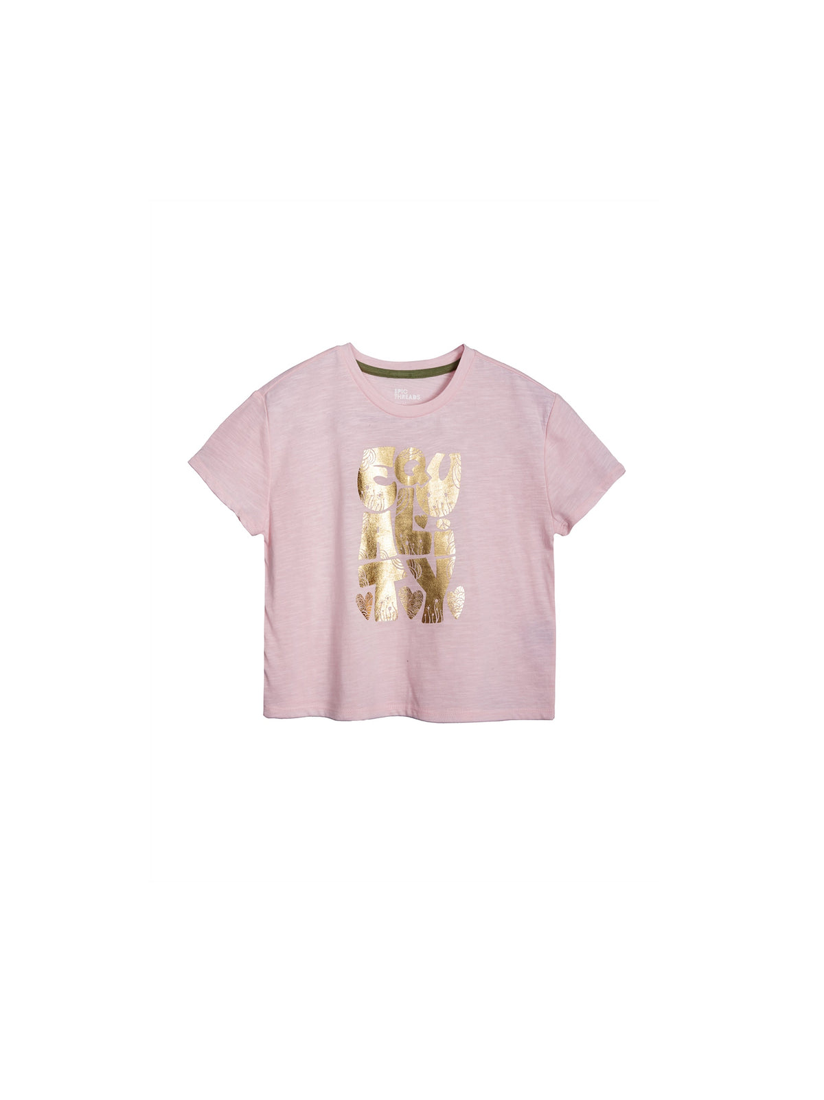 Image for Kid's Girl Graphic Printed T-Shirt,Light Pink