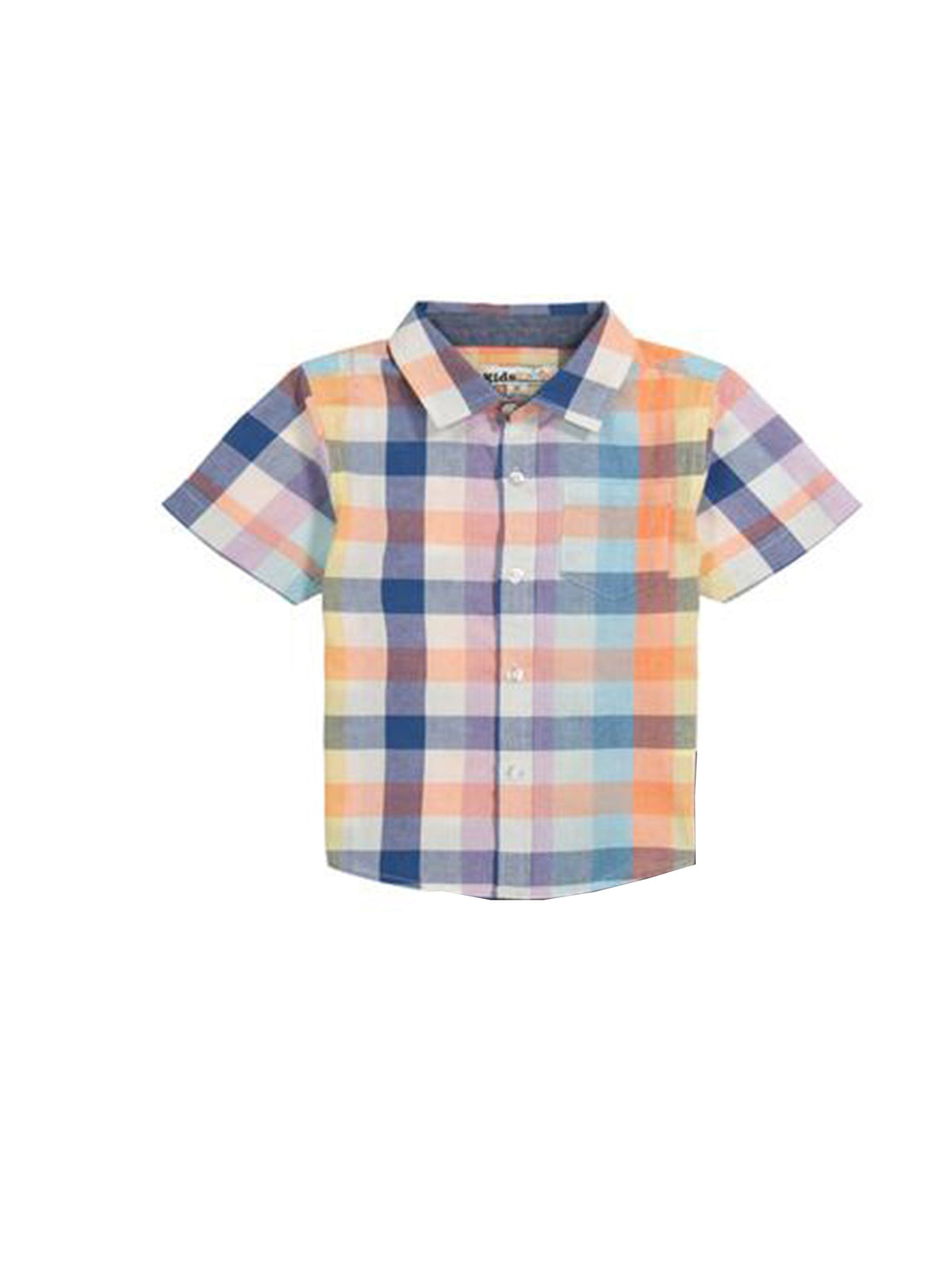 Image for Kid's Boy Plaid Dress Shirt,Multi