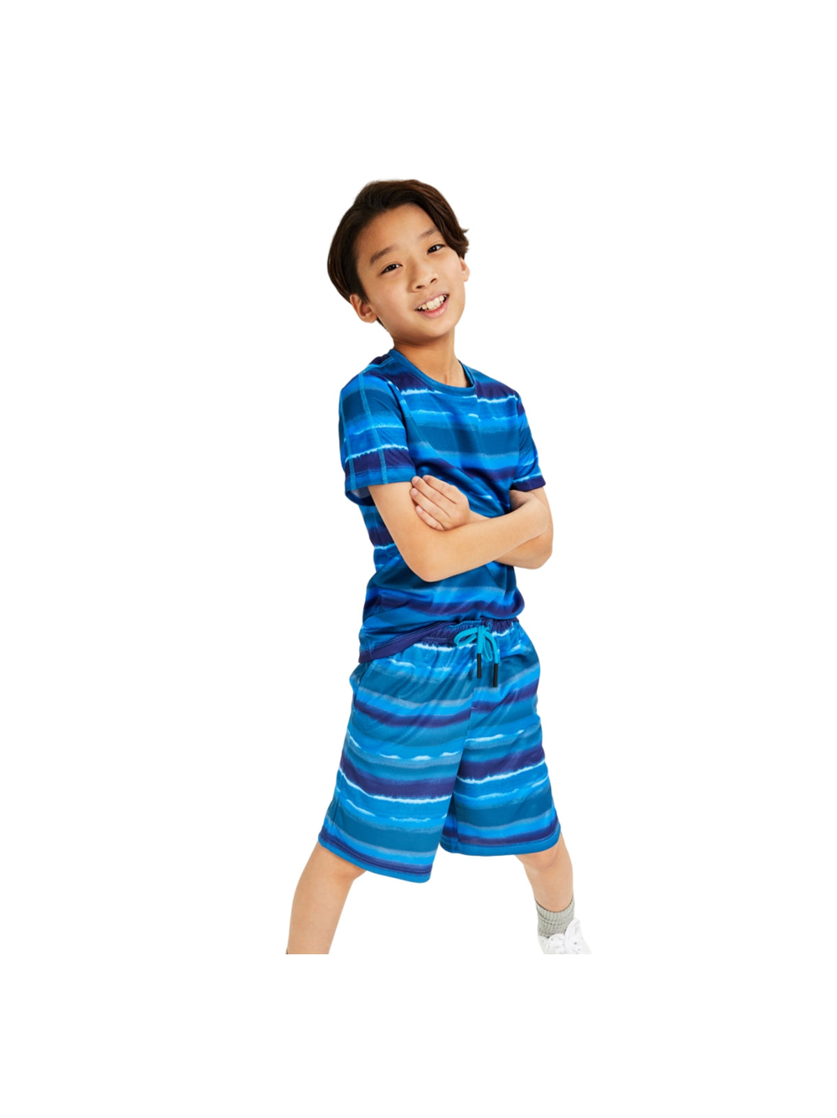 Image for Kid's Boy Striped T-Shirt,Blue 