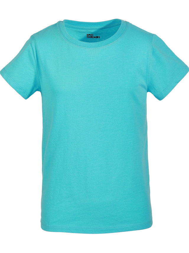 Image for Kids Boy Plain Solid T-Shirt,Blue