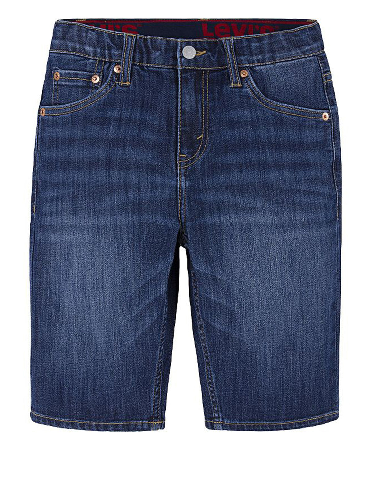 Image for Kids Boy Slim Fit Washed Denim Short,Navy