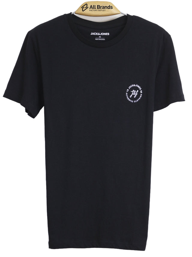 Image for Men's Brand Logo Printed T-Shirt,Black