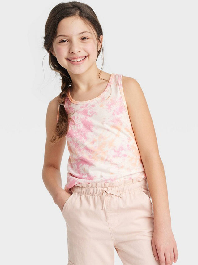 Image for Kid's Girl Tie Dye Tank Top,Multi
