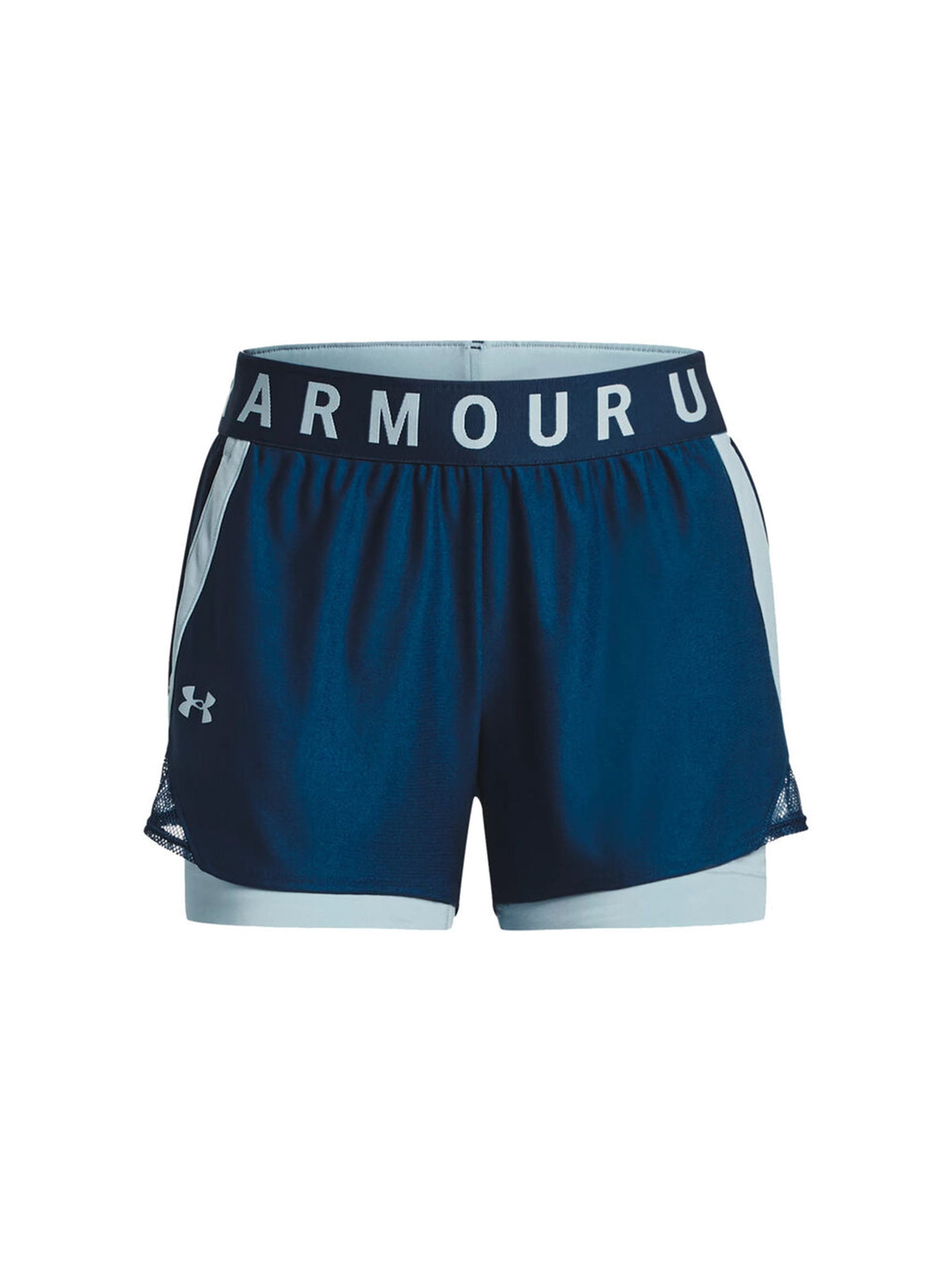 Image for Women's Brand Logo Printed Sport Short,Blue